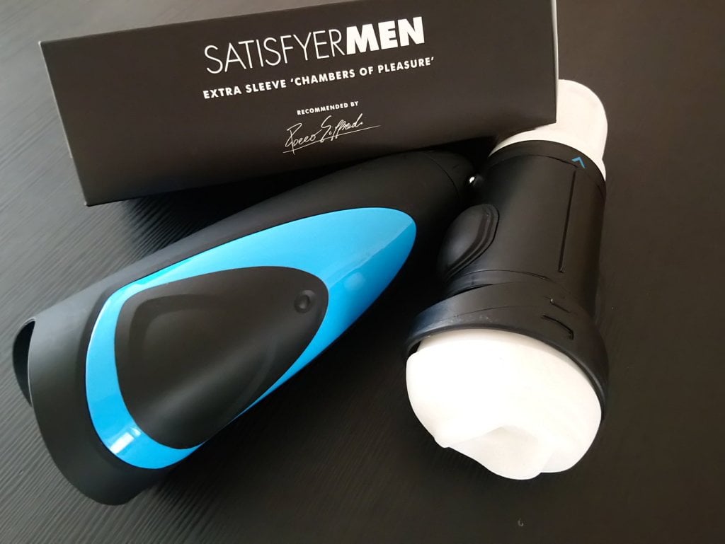 Satisfyer Men One 飛機杯 幫浦氣囊與內套固定器