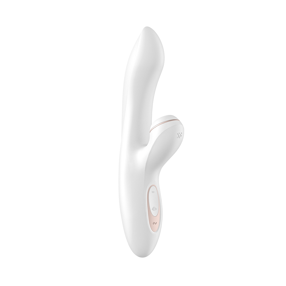 Satisfyer Pro+ G-Spot 震動吸吮按摩棒 白色