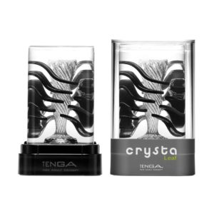 ainii 愛倪兩性健康專科 Tenga crysta 水晶系列 手搖抒壓器 飛機杯 leaf 流葉 產品圖 1