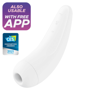 ainii 愛倪兩性健康專科 satisfyer curvy 2+ 智能震動吸吮器 白 1