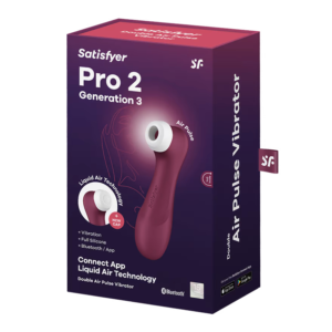 ainii 愛倪兩性健康專科 satisfyer pro 2 generation 3 智能APP 拍打震動吸吮器 酒紅 6
