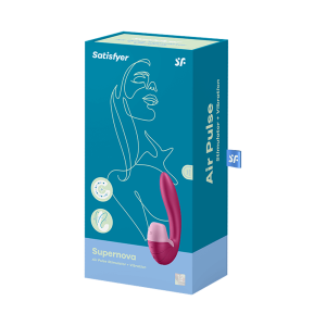 Satisfyer Supernova 震動吸吮 兔子按摩棒 產品圖 莓果 6