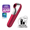 Satisfyer dual love 智能震動吸吮按摩棒 產品圖 紅 1