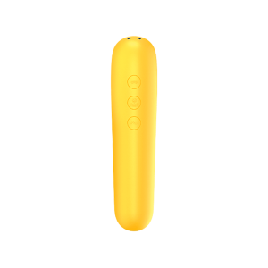 Satisfyer dual love 智能震動吸吮按摩棒 產品圖 黃 4