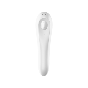 Satisfyer dual pleasure 智能震動吸吮按摩棒 產品圖 白 2