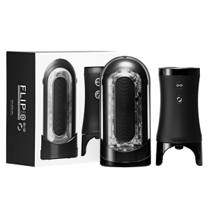 TENGA FLIP 0 ZERO EV 勁炫黑 旋轉震動器 產品圖 2