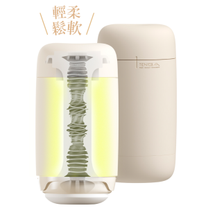 Tenga Puffy Latte Brown 悠柔杯 手搖紓壓器 描述圖 1