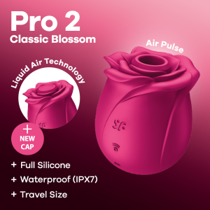 Satisfyer Pro 2 Classic Blossom 玫瑰拍打吸吮器