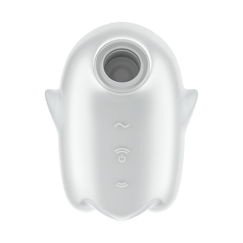 Satisfyer Glowing Ghost 夜光震動吸吮器 白色