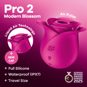 Satisfyer Pro 2 Modern Blossom 玫瑰拍打吸吮器