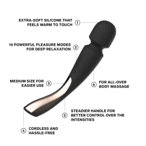 LELO SMART WAND 2 Medium 多功能震動器:圖片 3