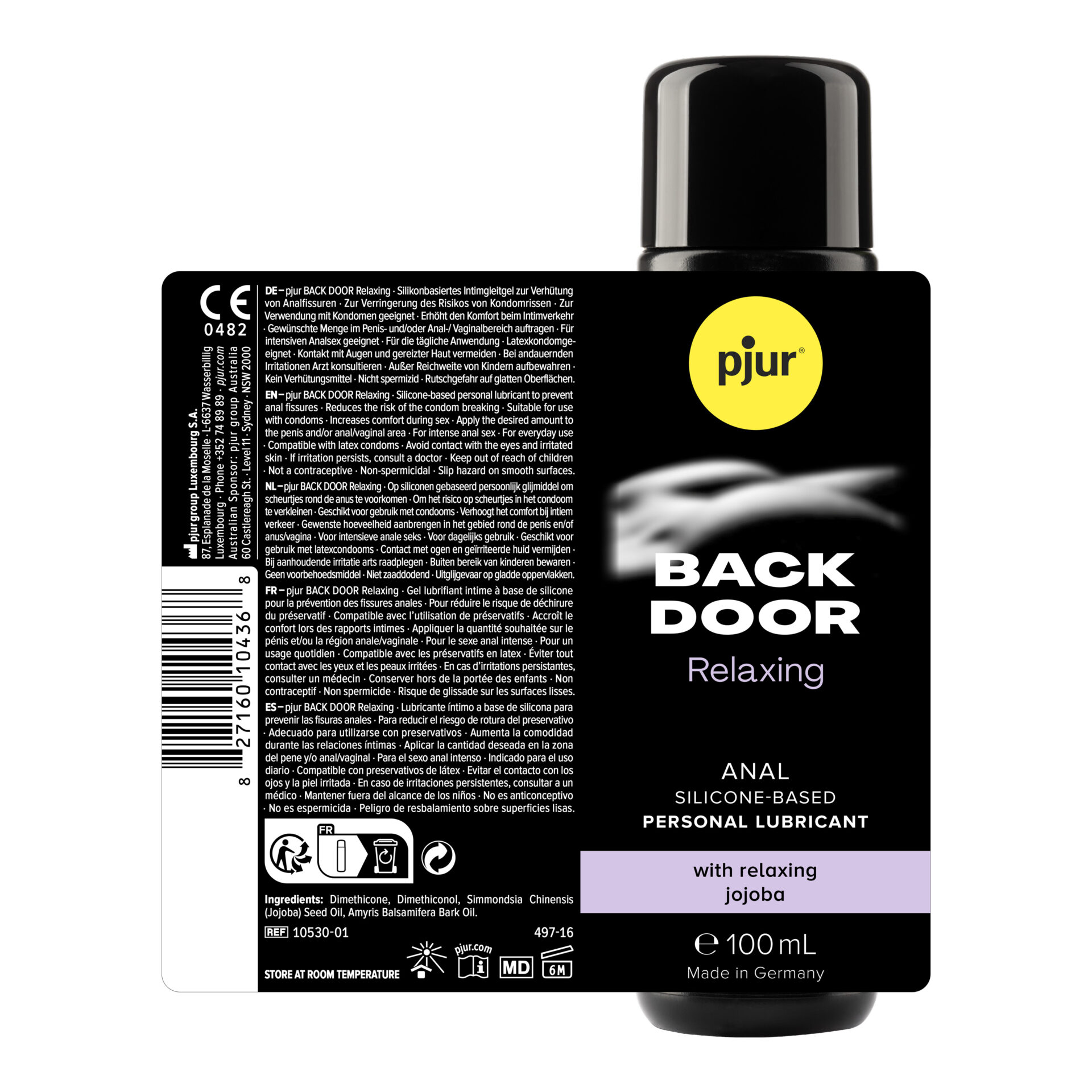 pjur BACK DOOR Relaxing 100ml 矽性潤滑液