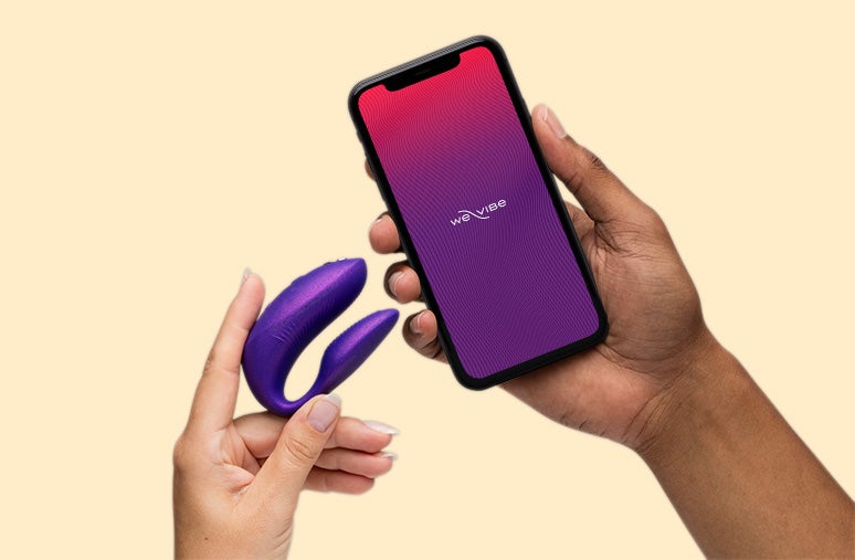 We-Vibe Chorus Pro 與 We-Vibe App 手機操控畫面
