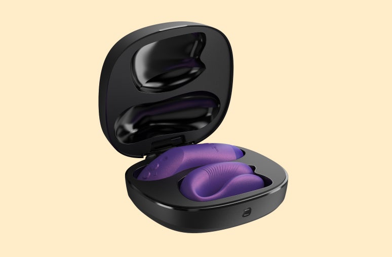 We-Vibe Chorus Pro 磁吸充電盒開蓋,內置主機